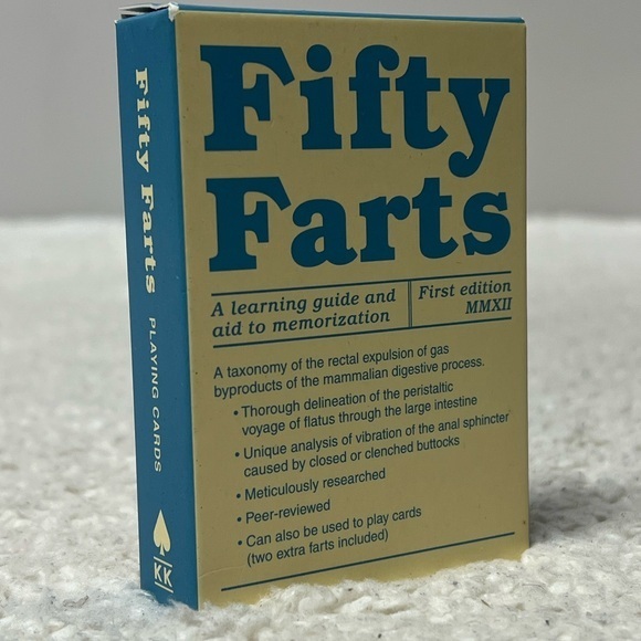 Knock Knock Other - Knock Knock "Fifty Farts" Learning Guide Gag Gift Cards